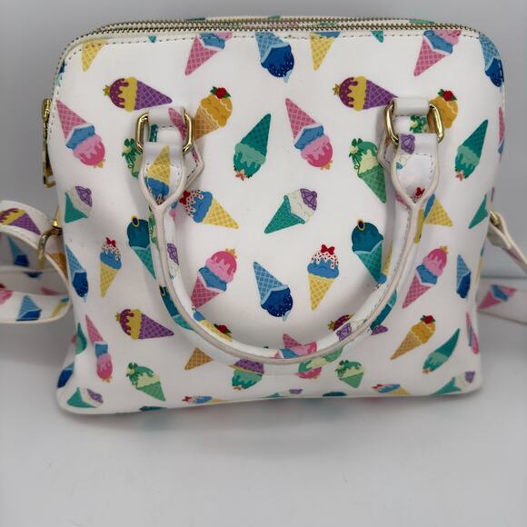 Retired Loungefly Disney Princess Ice Cream Print Crossbody Purse Handbag - Picture 14 of 16